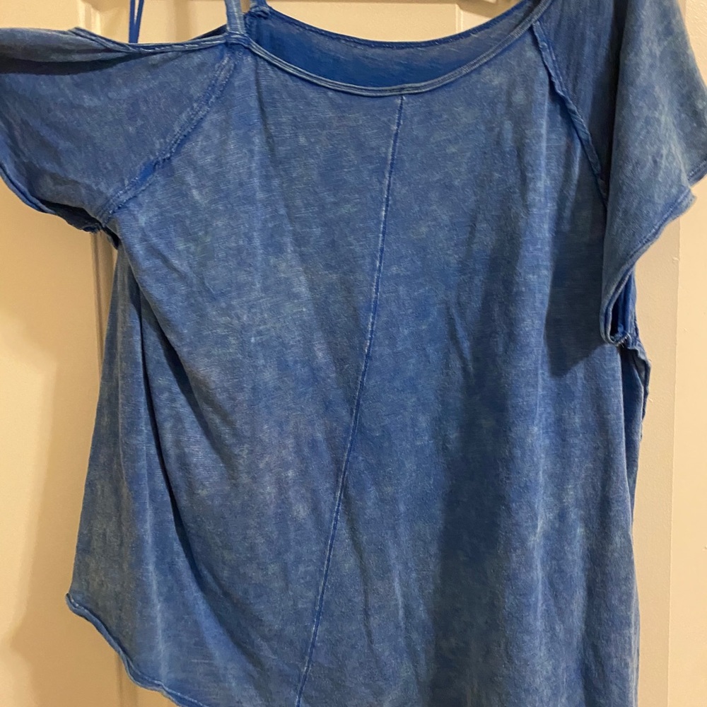 Free People Cold Shoulder T-shirt